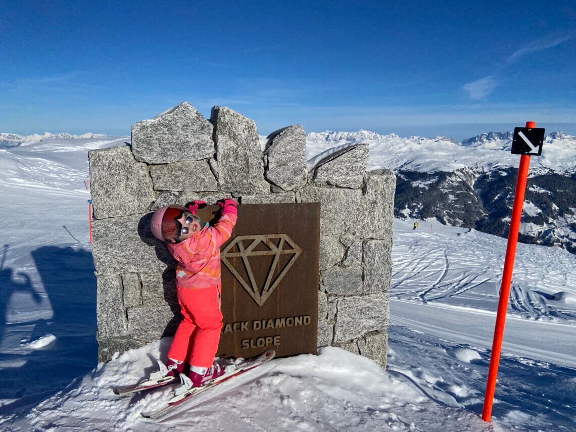 Voor de pro's gaat hier nog de zwarte diamant afdaling.