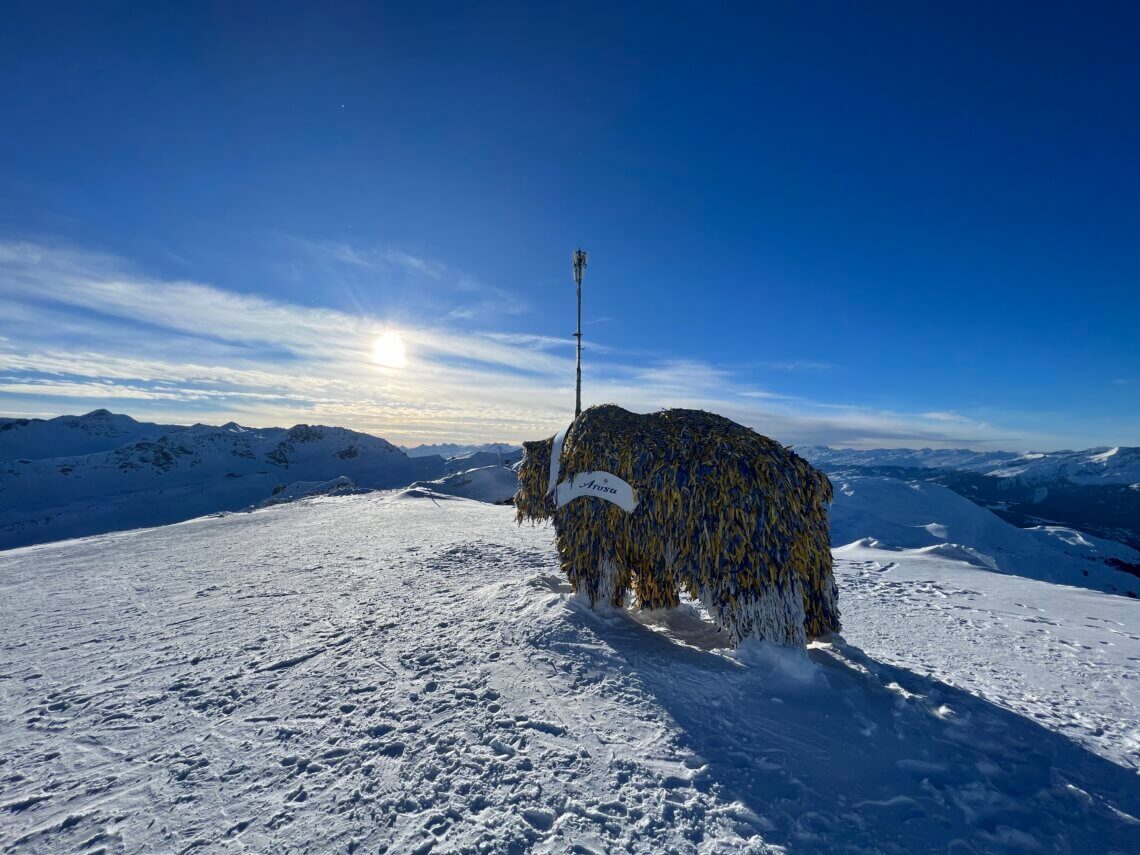 De Weisshorn op 2653 meter
