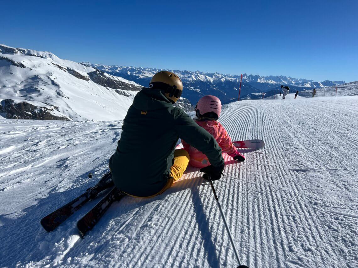 Het prachtige skigebied van Flims-Laax.