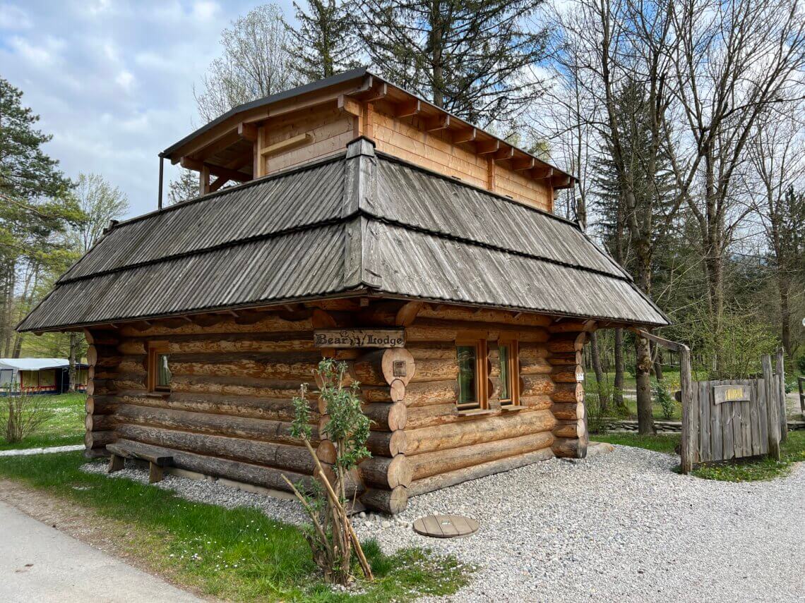 De Bearlodge met eigen spa.