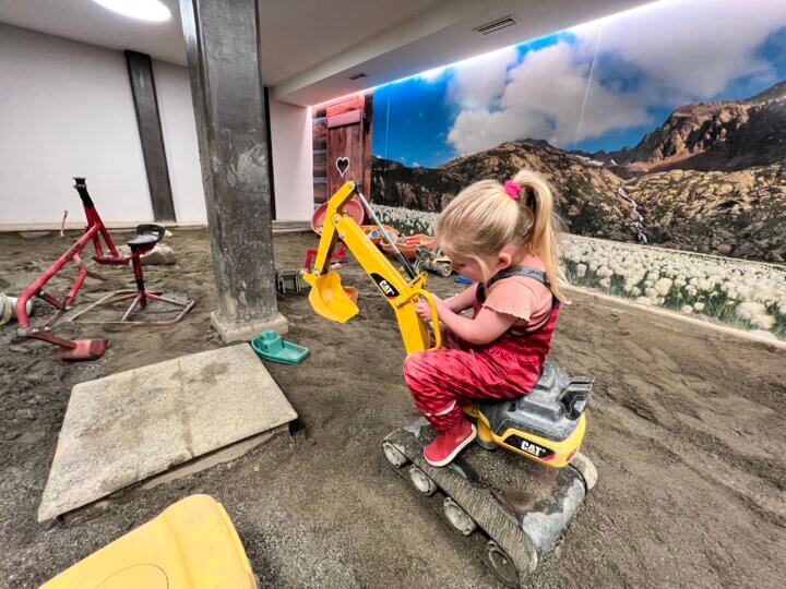 in Feuerstein Nature Family Resort is gewoon een indoor modder speeltuin!