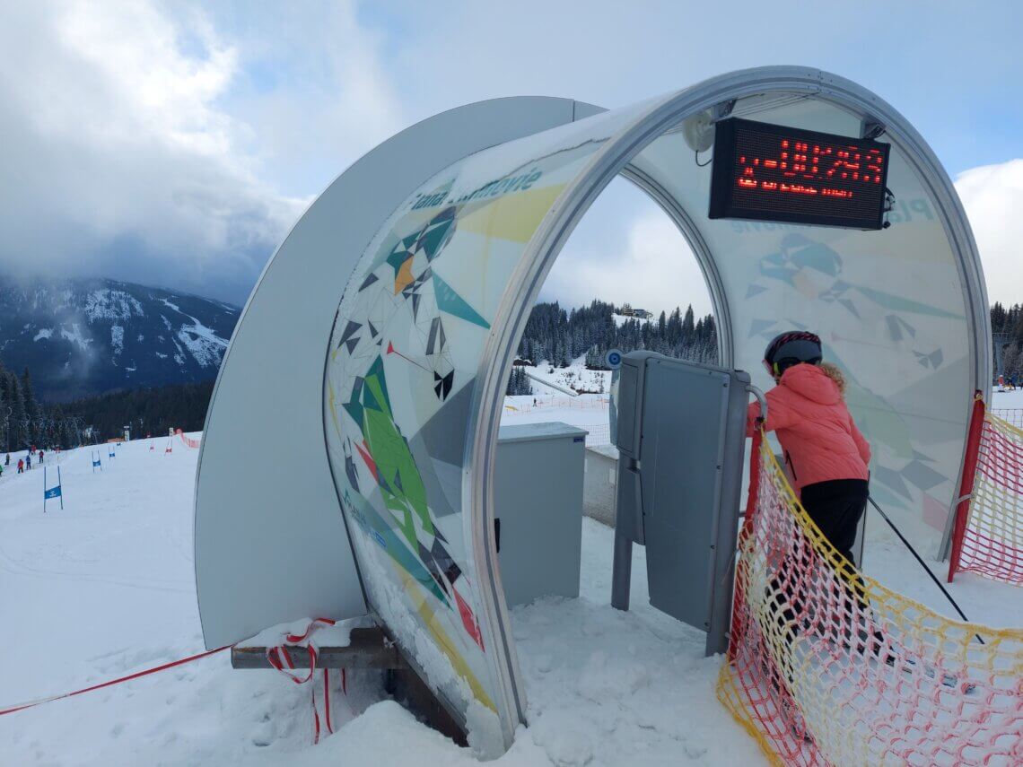 Aan de start van Planai Skimovie