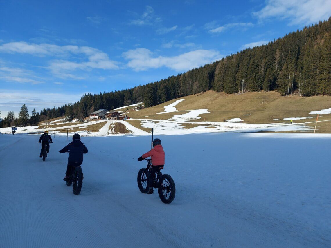 Daar zien we de Rösteralm al