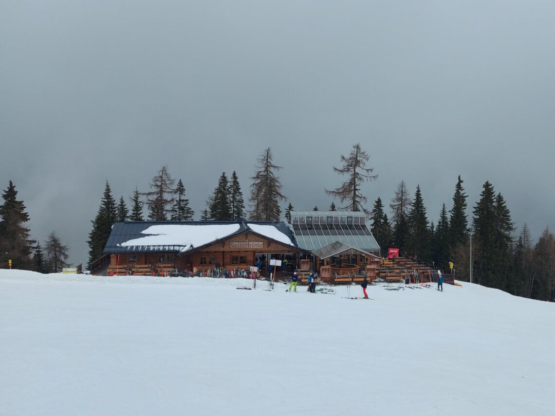 De Seiterhütte op Hochwurzen