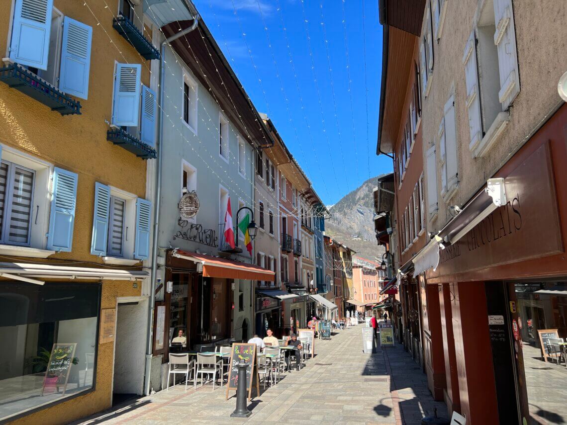 Bourg Saint Maurice is een mooie en gezellige plaats.