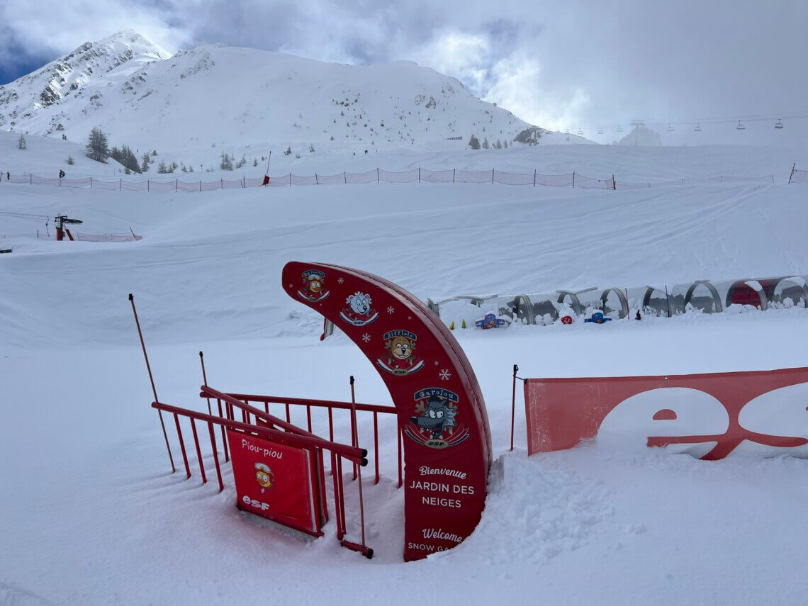 Ook is bij het bergstation Vallandry een kinderland.