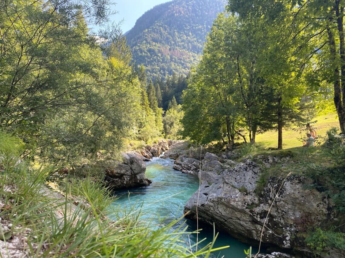 De prachtige Soça trail.