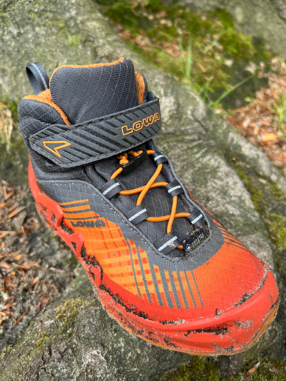 LOWA Merger GTX QC JR met handige klittenbandsluiting