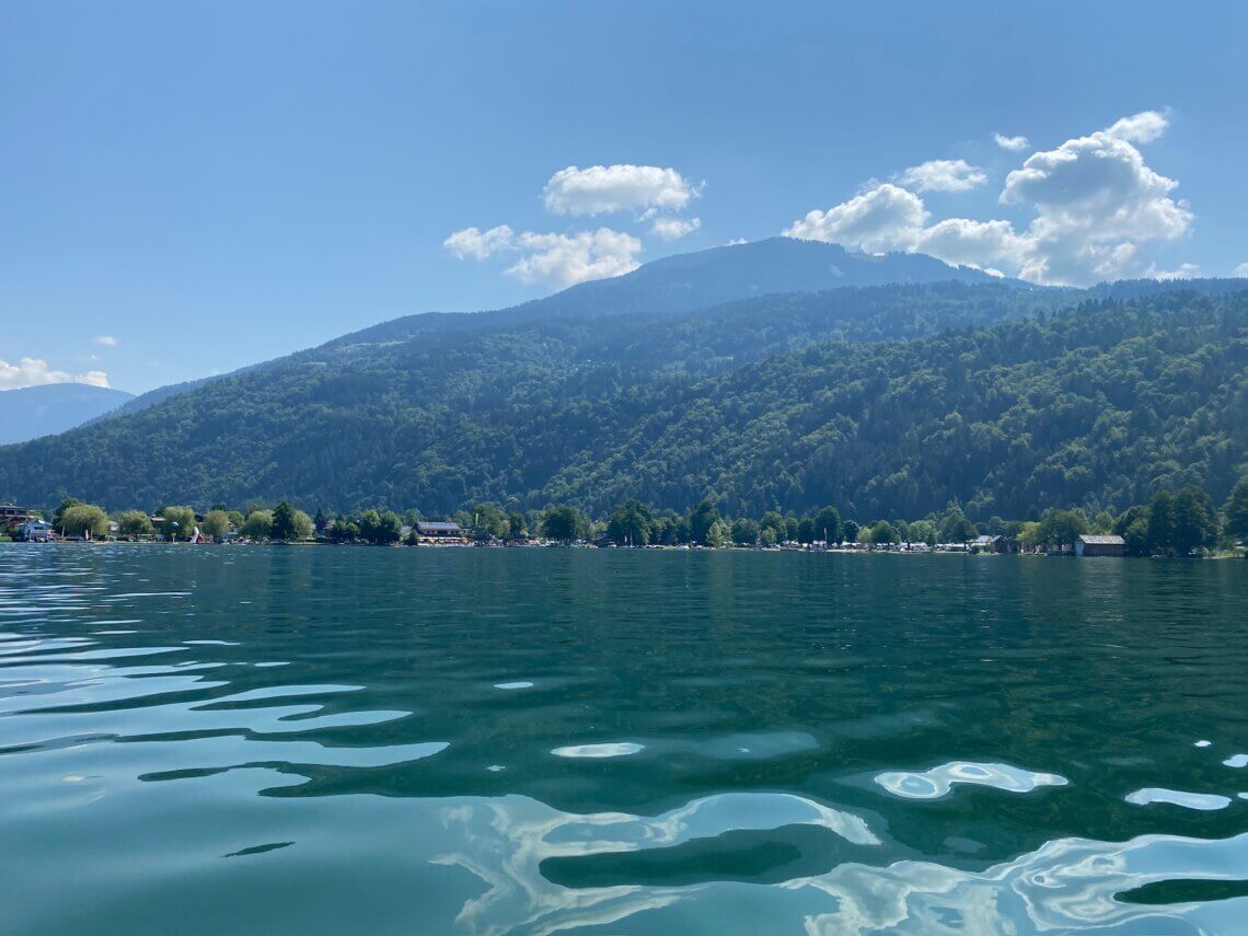 De Millstätter See is één van de warmste meren van Oostenrijk.
