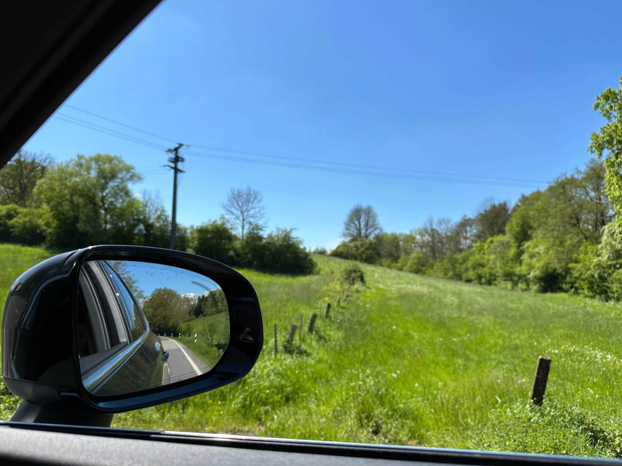 Mullerthal vanuit de auto