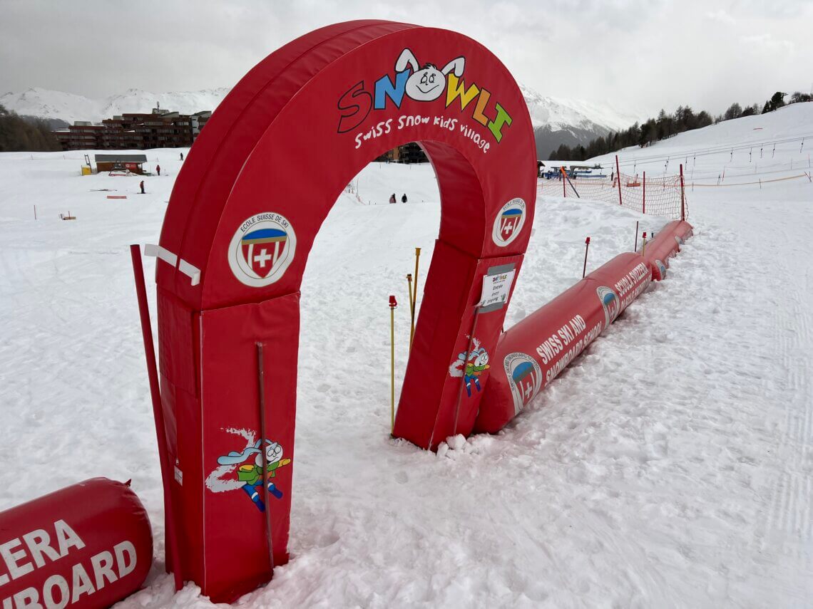 Er zijn diverse kinderlanden in het skigebied