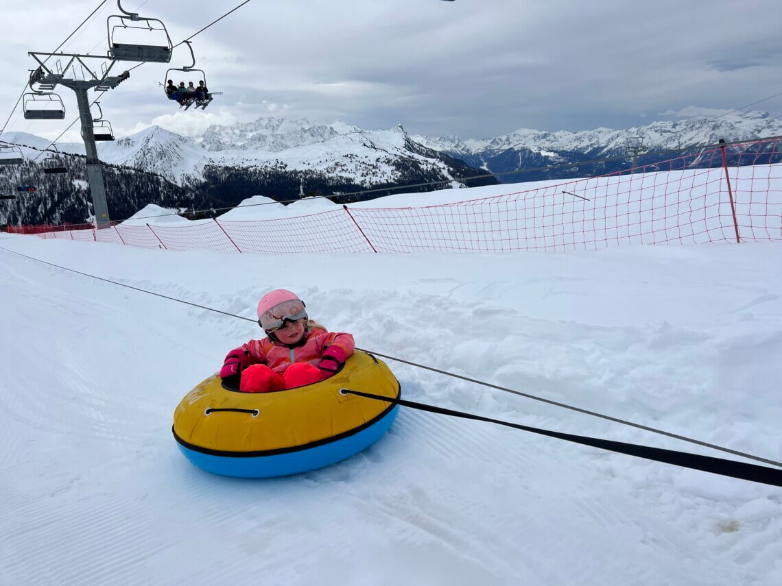Fun bij het snowtuben!