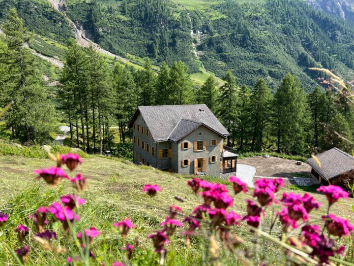 De Langgletscher, onderdeel van het Fafleralp Hideway-Resort