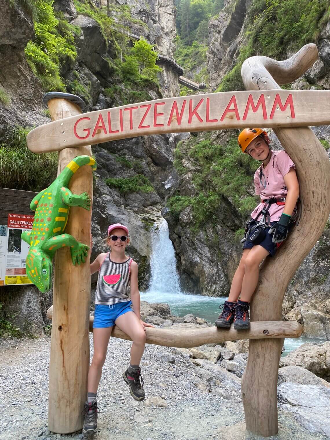 De  Galitzenklamm in Lienz is ook een aanrader met kinderen! 