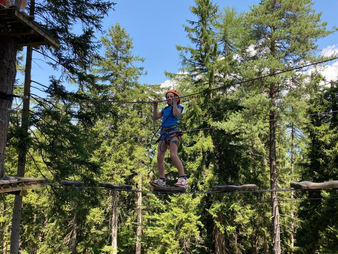 Naar Lienz met kinderen? Het klimpark is een tof uitje!