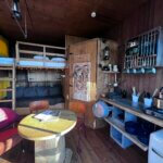 Onze Sweet Cabin met alles wat we nodig hebben.
