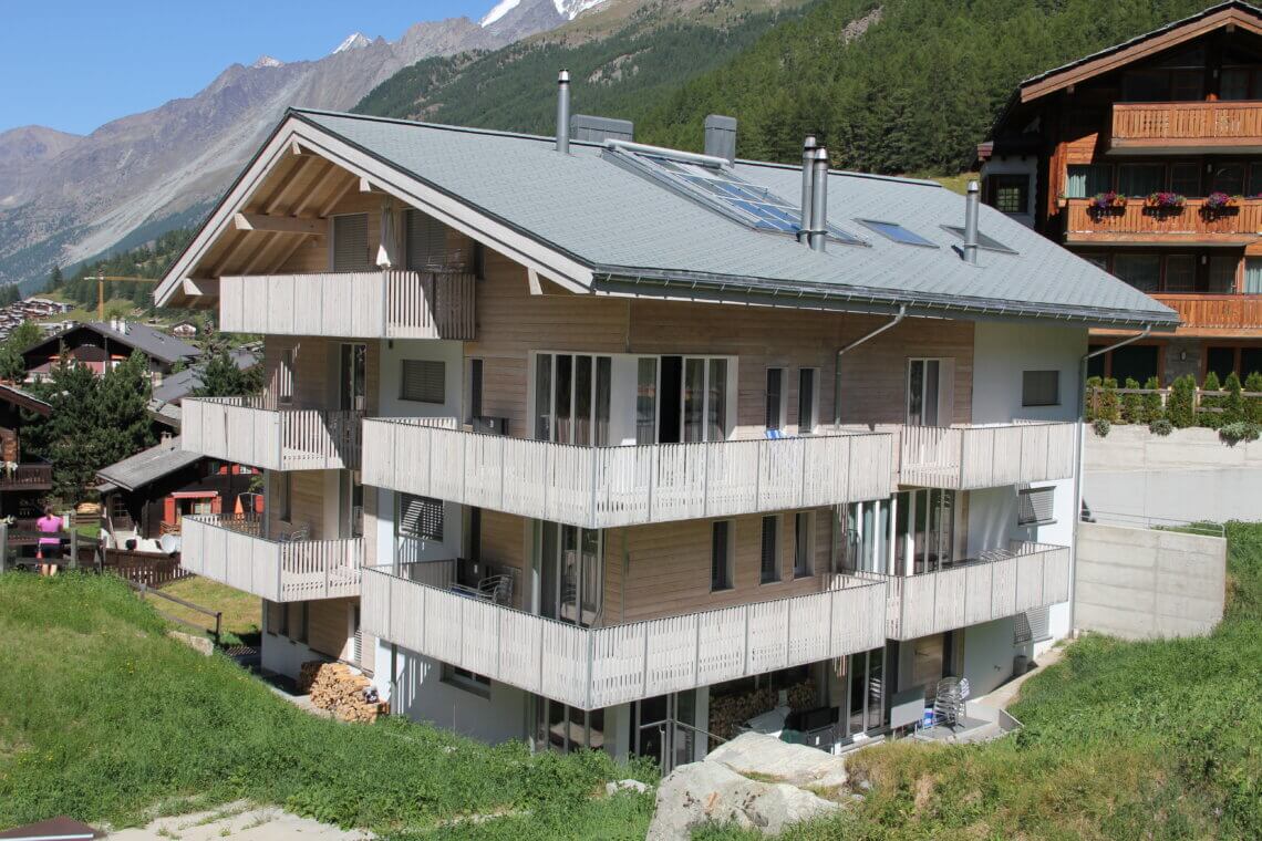 Chalet de la Foret, fijne gezinsappartementen in Zermatt. Foto: © Reka