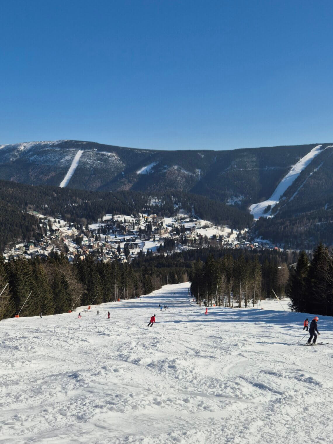 mooie brede pistes