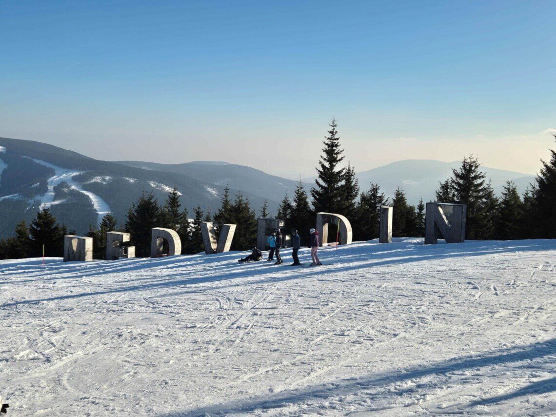 skiën in Medvědín 