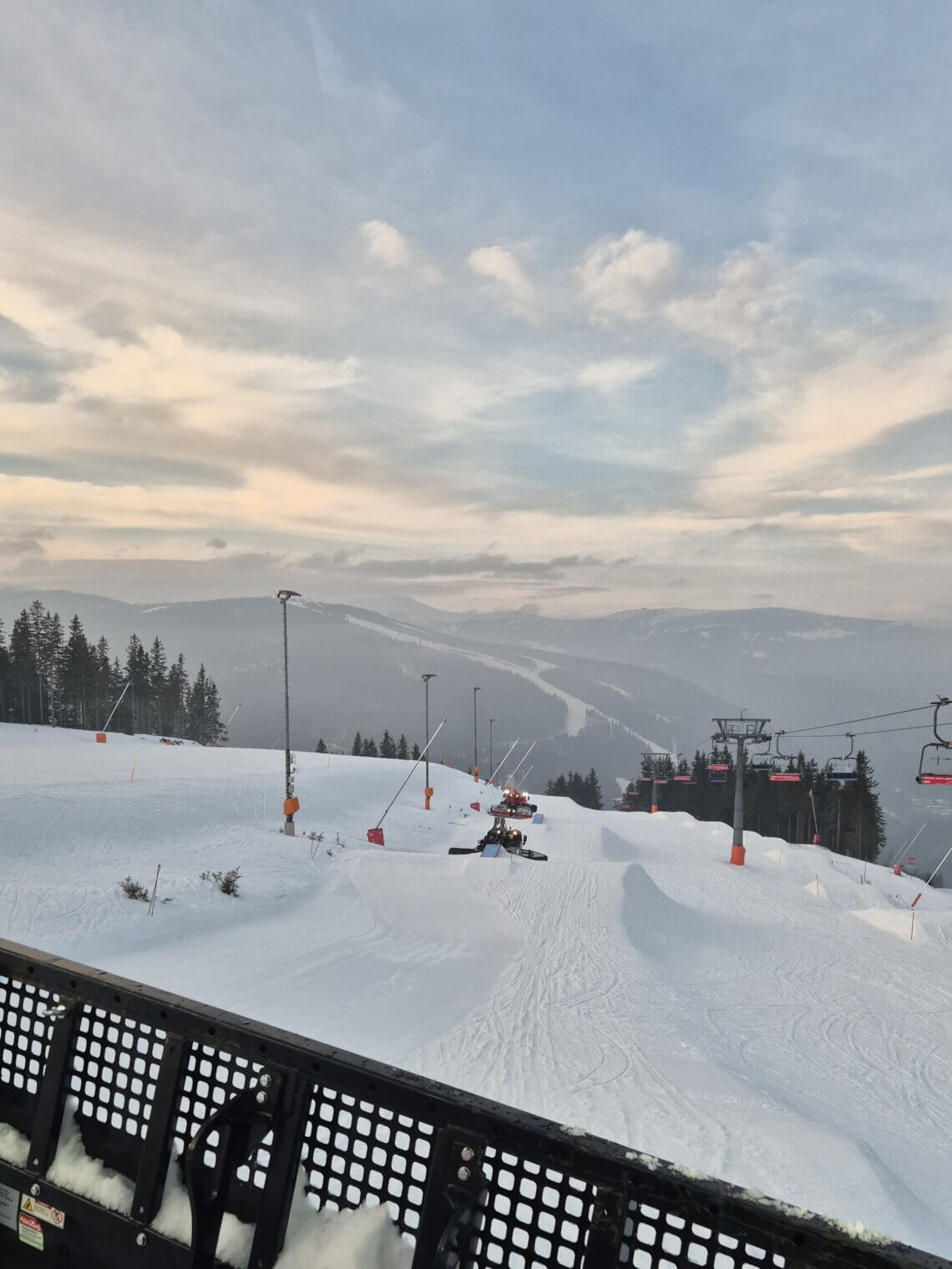 Hier is het straks night skiing!
