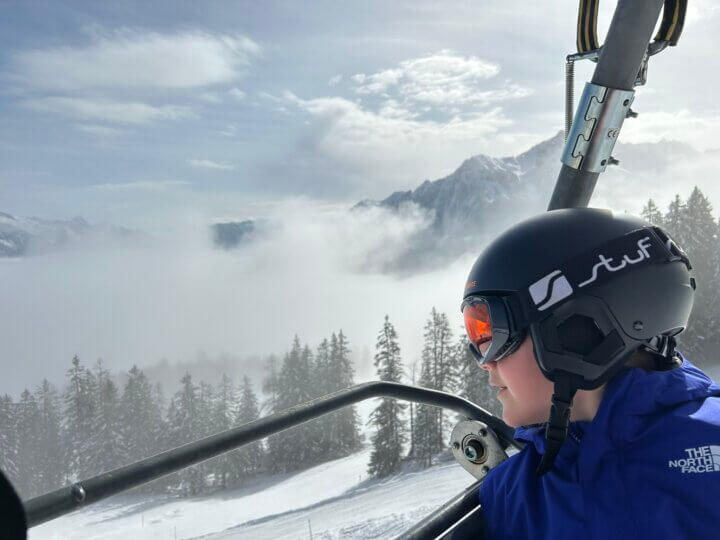 Net een pak verse sneeuw gevallen!
