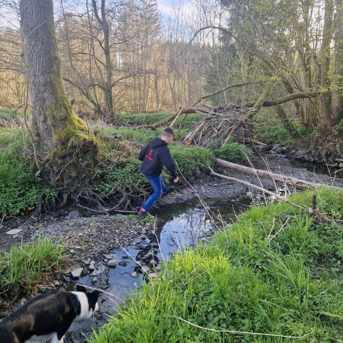 De natuur is de grootste speeltuin
