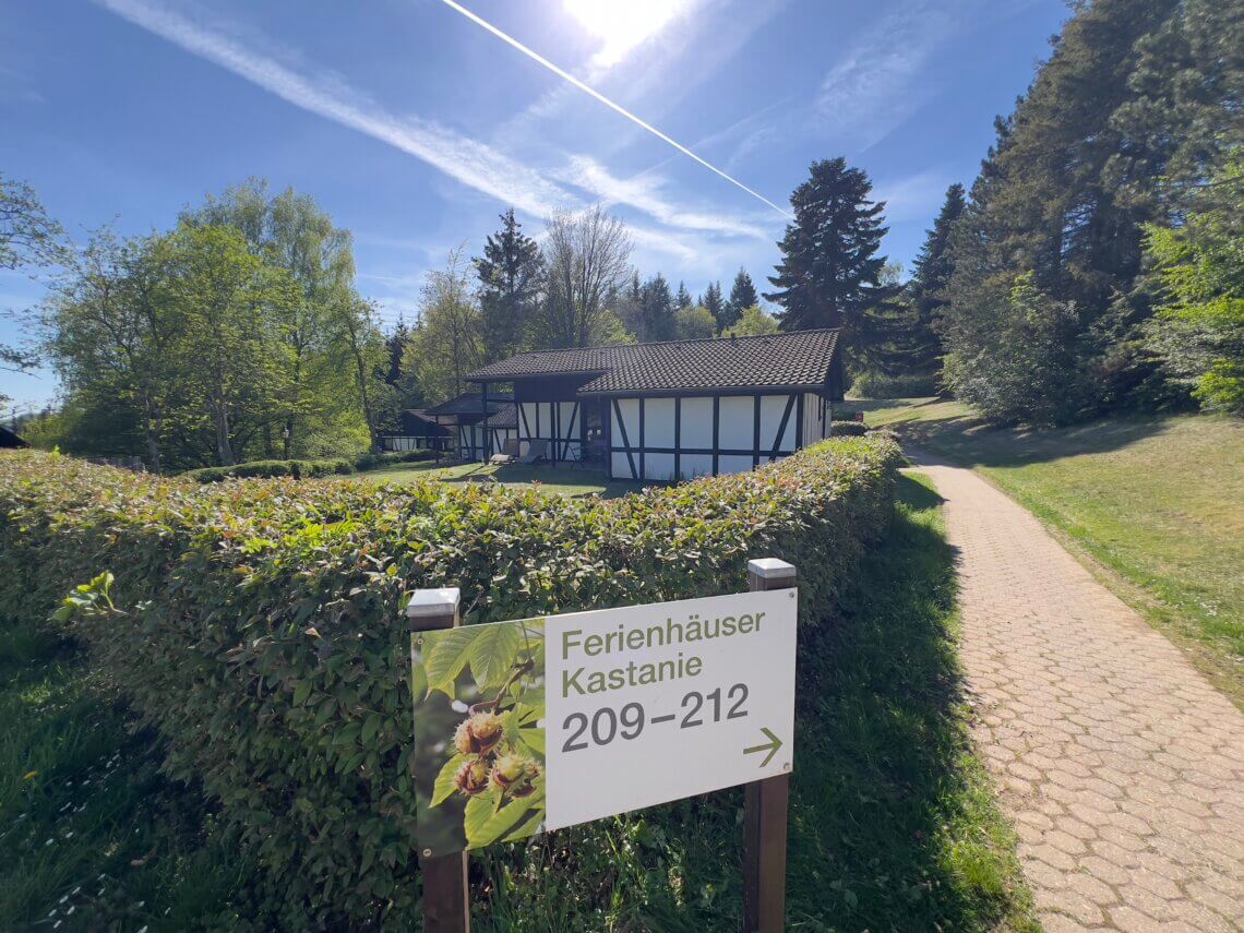 Je kunt bij Grafenwald ook verblijven in een bungalow met keuken.