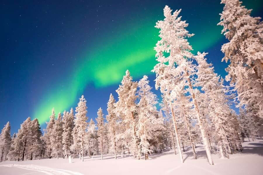 Noorderlicht Zweeds Lapland