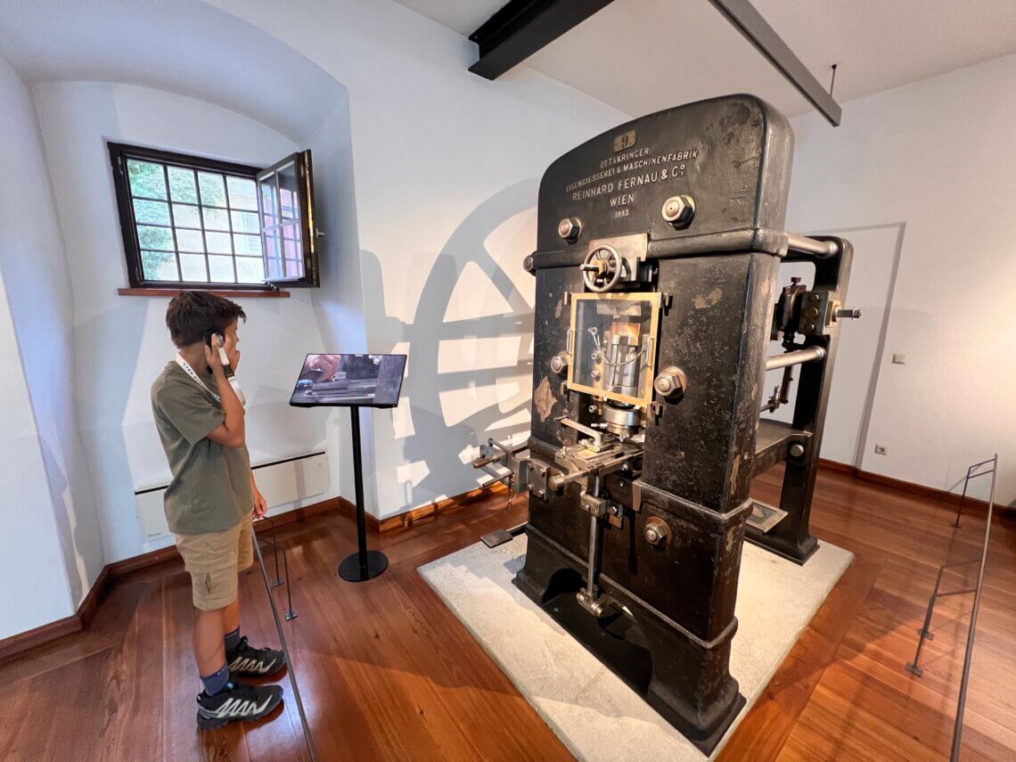 Het Muntmuseum in Hall is met kinderen ook erg leuk.