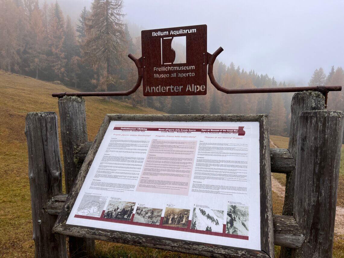 Vanaf de Rotwandwiesenhütte staat de route goed aangegeven.