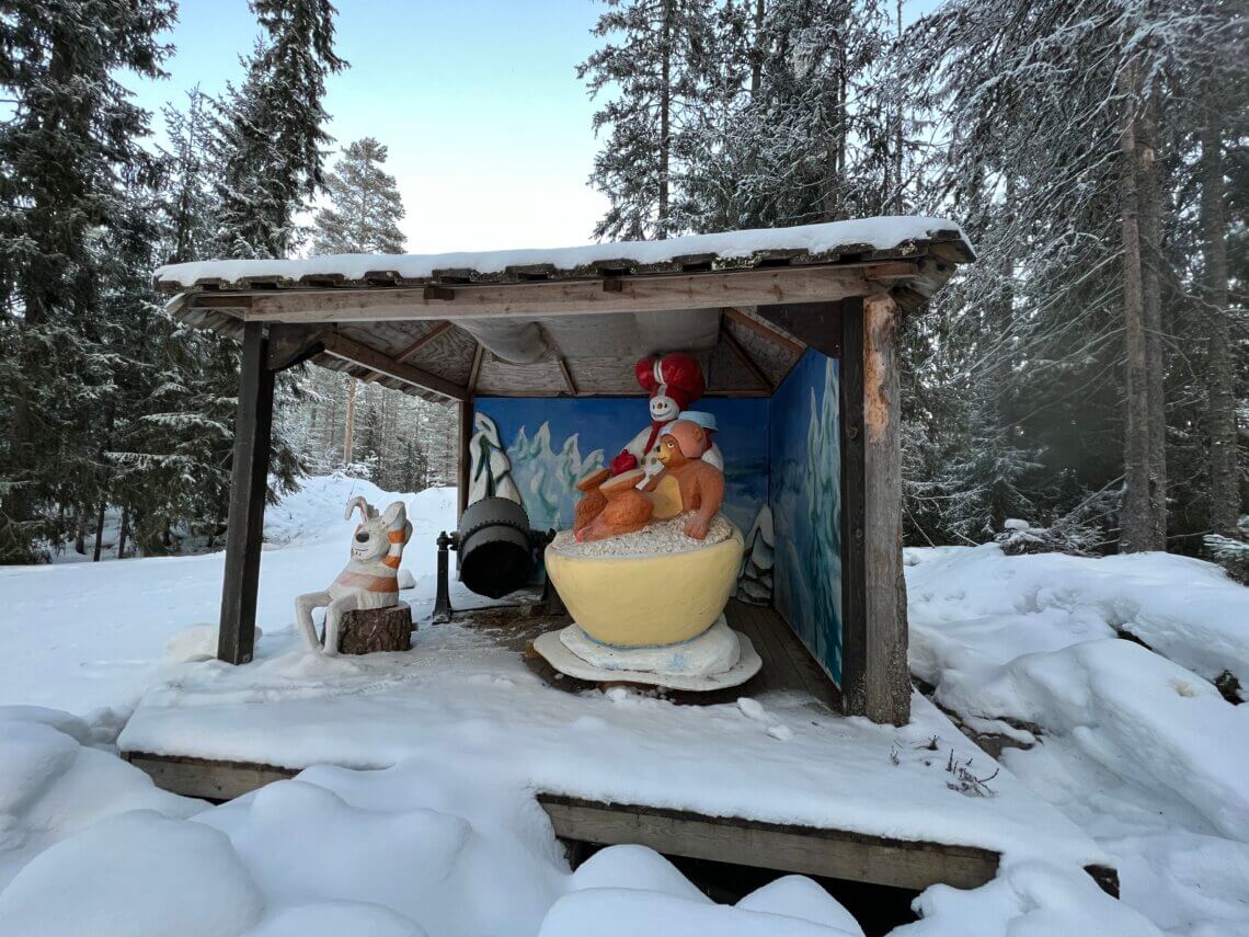 In skigebied Trysil zijn ook leuke themapistes.