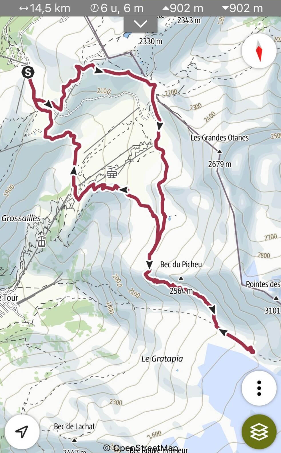 Huttentocht Refuge Albert 1er