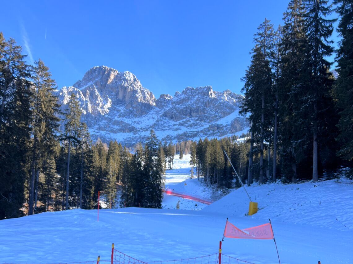 Skiën in Carezza met dit soort uitzichten!