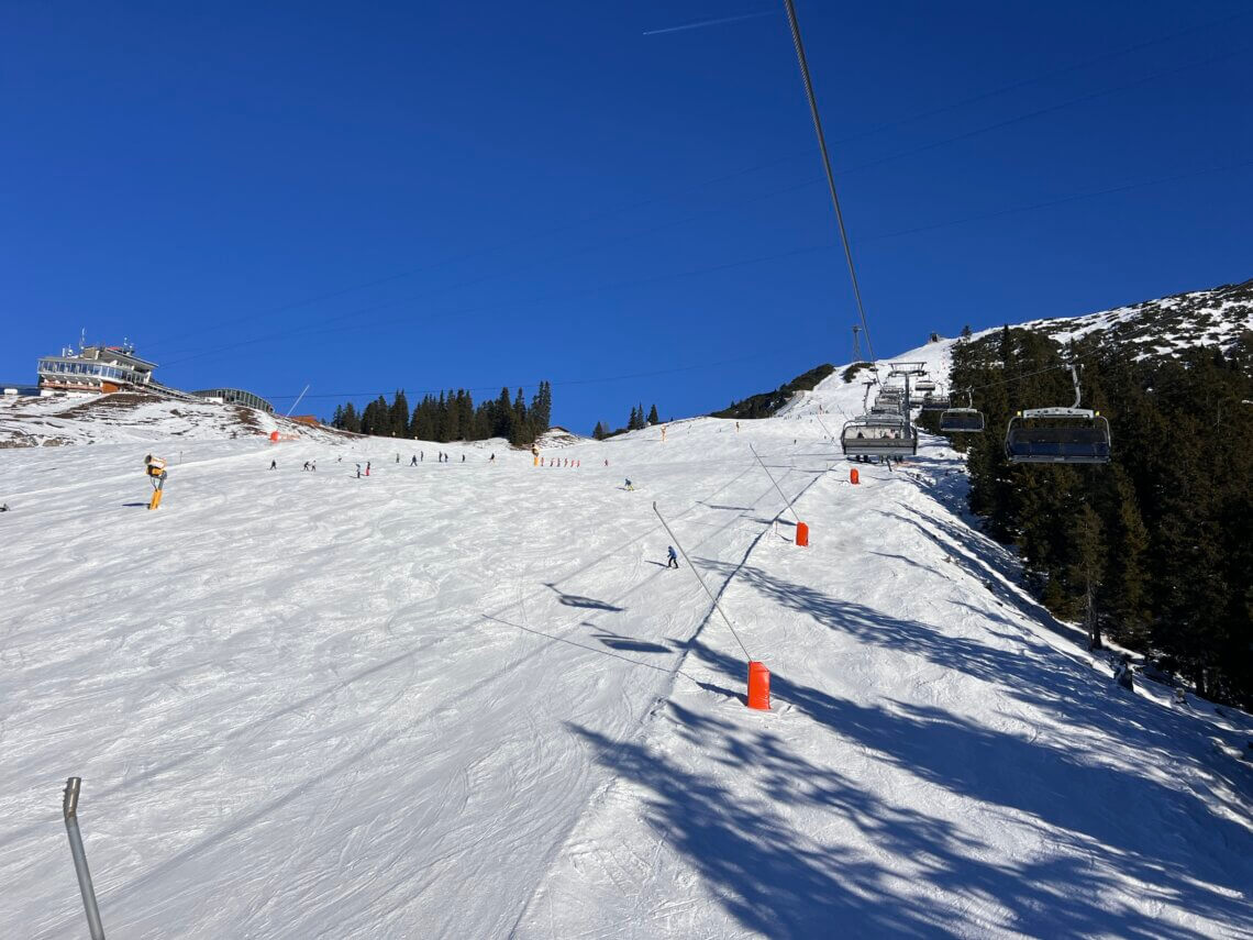 Het skigebied van Bergbahnen Rosshütte is het grootste skigebied in Seefeld.