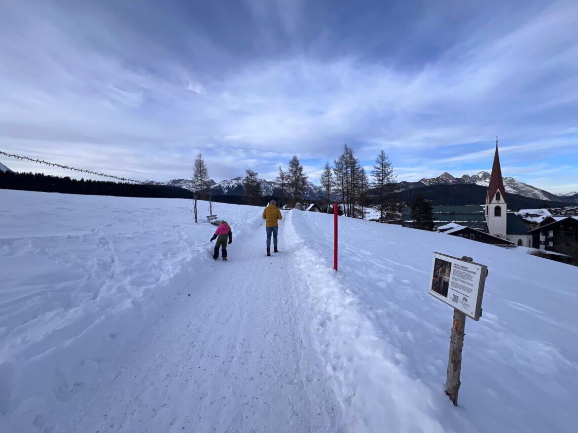 Rondom Seefeld is het prachtig winteraandelen!