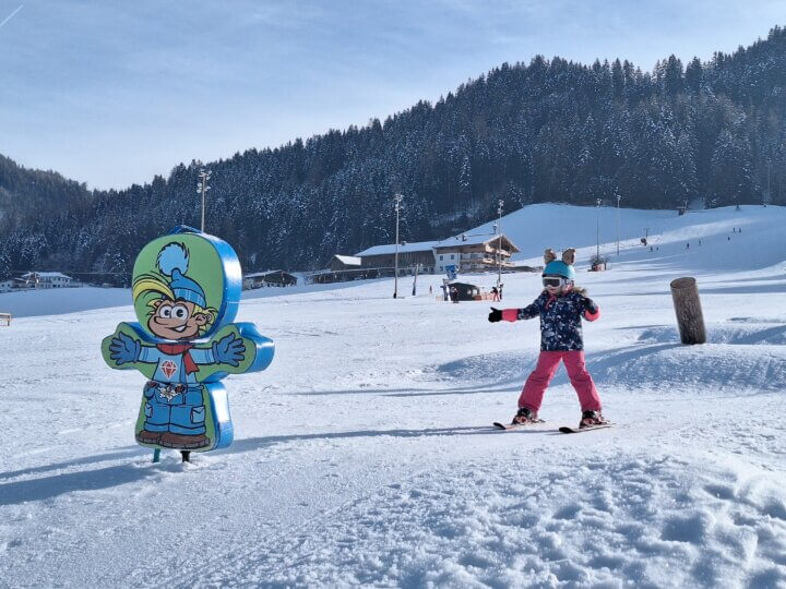Een fijn kinderland bij het dalstation van de Reitherkogelbahn.