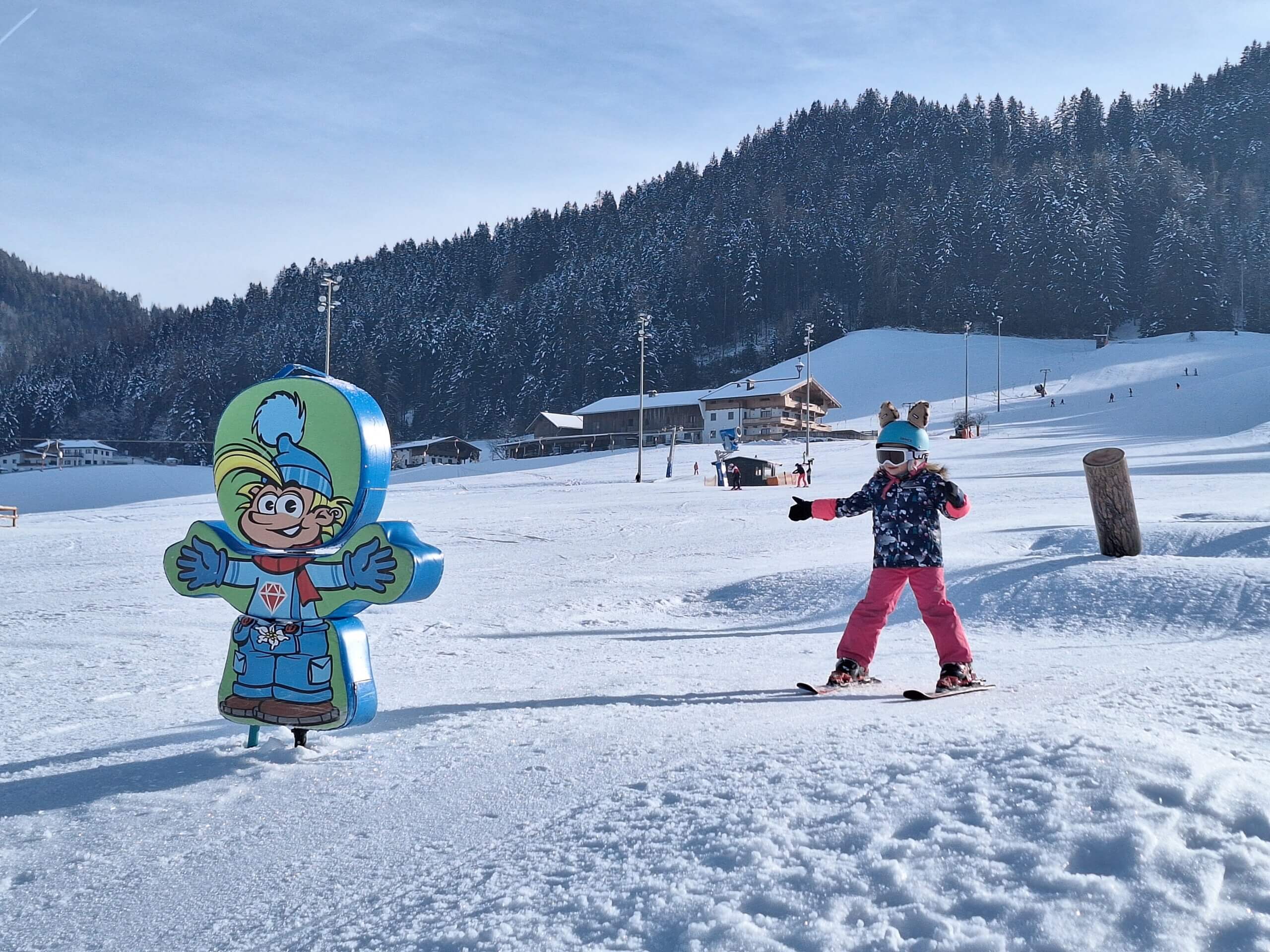 Een fijn kinderland bij het dalstation van de Reitherkogelbahn.