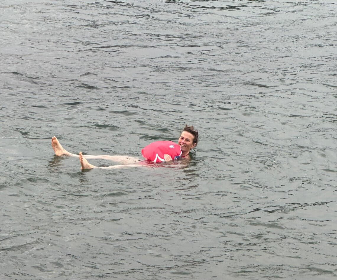 Heerlijk dobberen met de wickelfisch