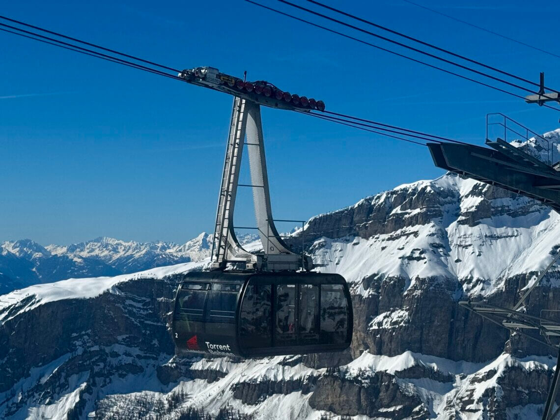 De Torrentbahn van Leukerbad