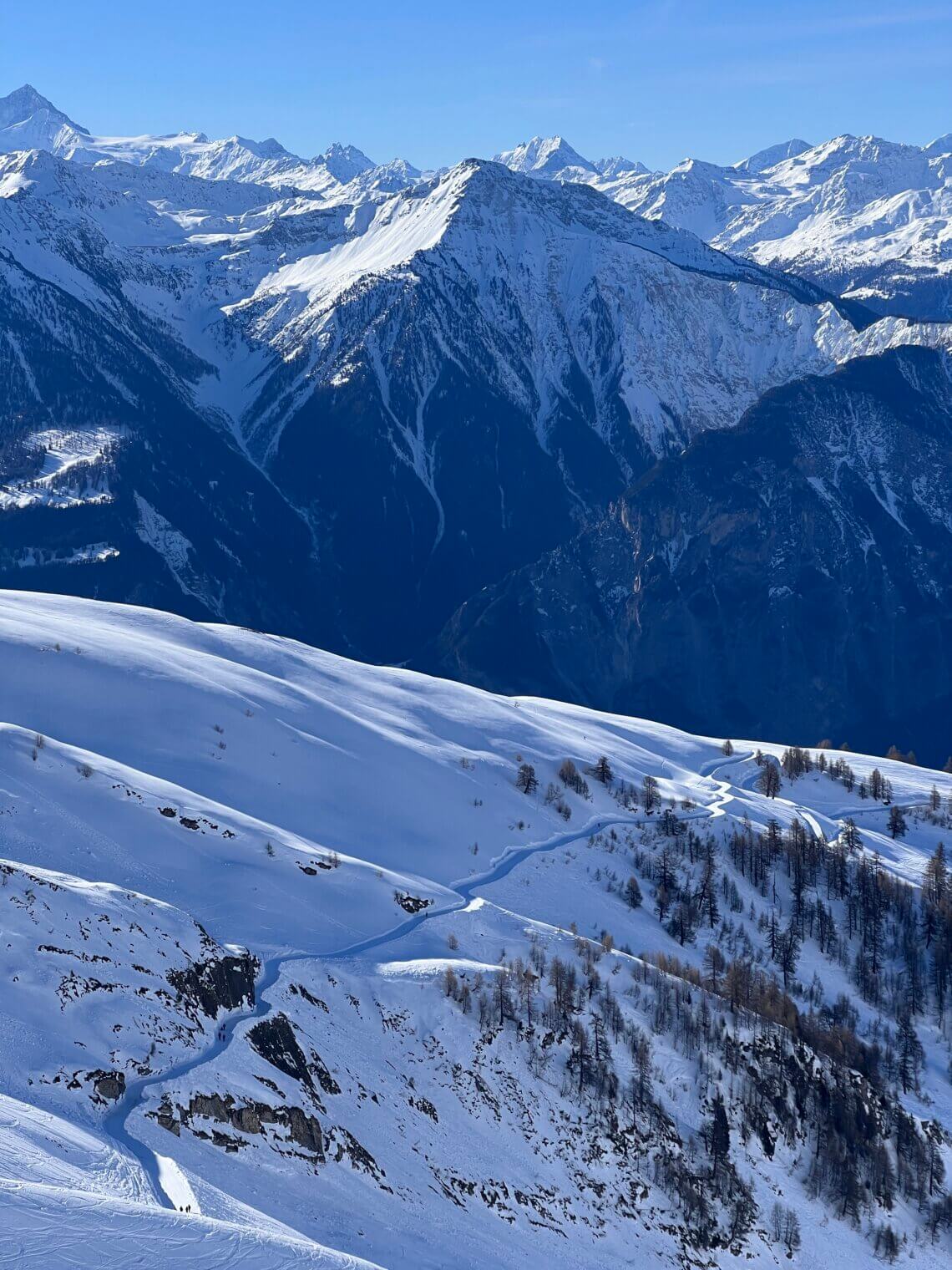 Winterwandelpad Leukerbad