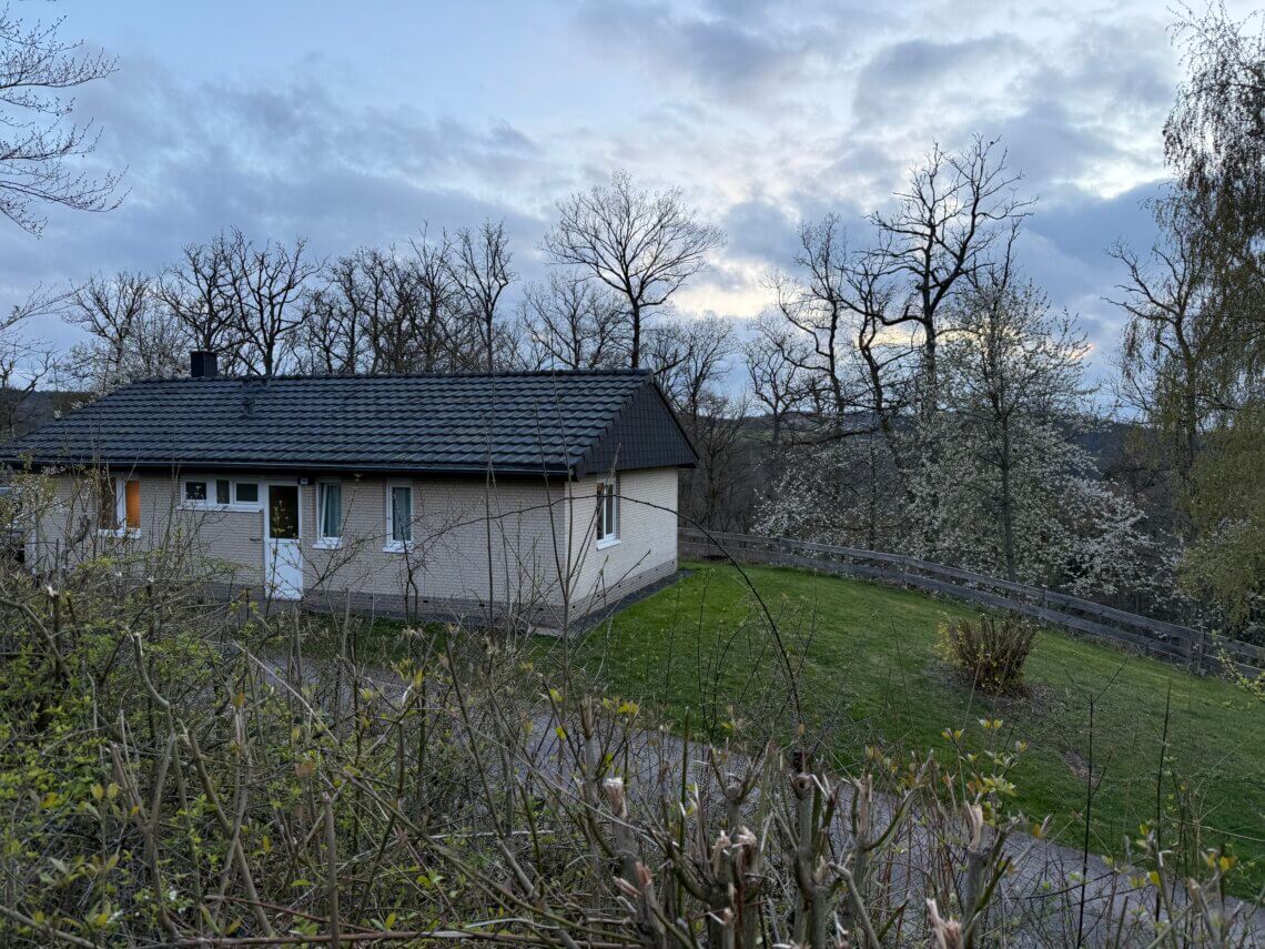 Er zijn verschillende bungalows bij Landal, wij verblijven in zo'n type bungalow.