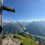 Berghaus Wanderlust uitzicht bergtop.