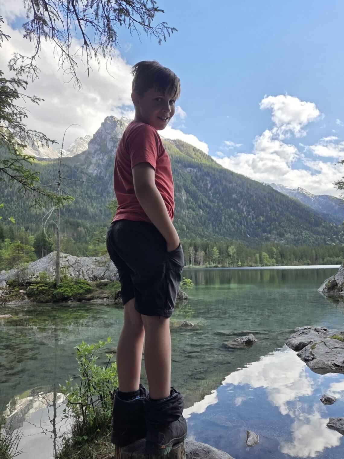 wandelen met kinderen in het Zauberwald en Hintersee