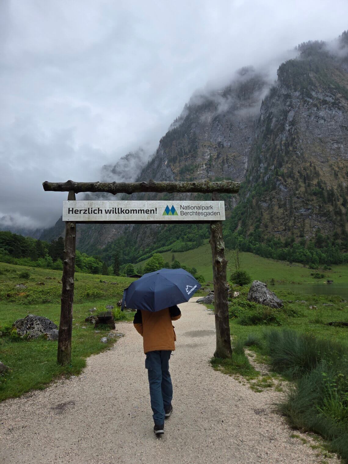 wandelen van de köningssee naar de obersee in berchtesgaden