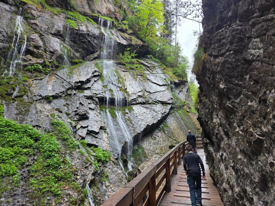 wandelen met kinderen in de wimbachklamm