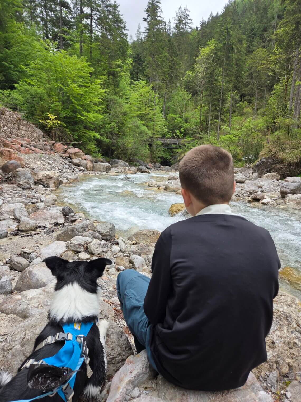 wandelen met kinderen in de wimbachklamm