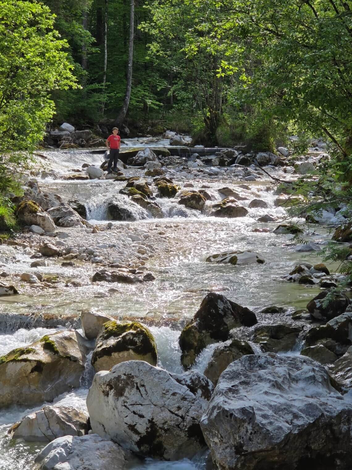wandelen met kinderen in het Zauberwald en Hintersee