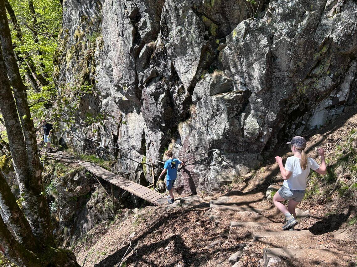 Col de la Schlucht en de Sentier des Roches in de Vogezen.