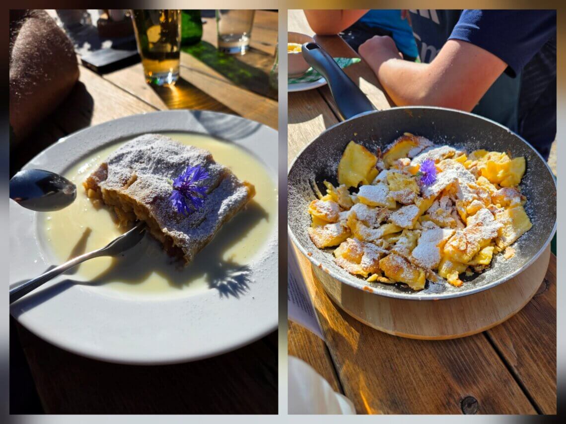 Onszelf trakteren op kaiserschmarrn en apfelstrüdel