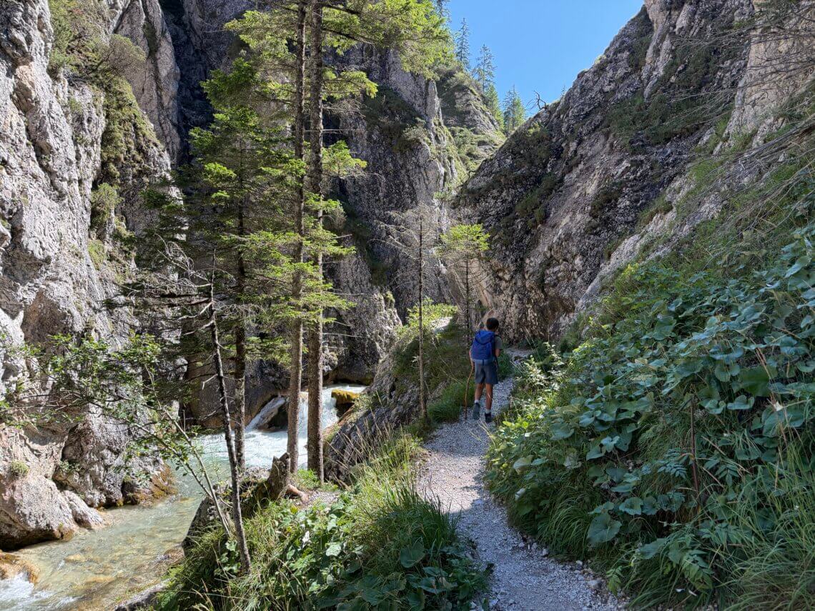 Wat een prachtige tocht door de Gleirschklamm!